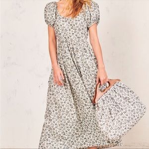 LoveShackFancy McKenna Grand Bag - Warm Grey - NWTags